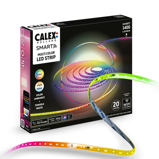 Calex Smart Led Strip Light - 20m - RGBCCTIC