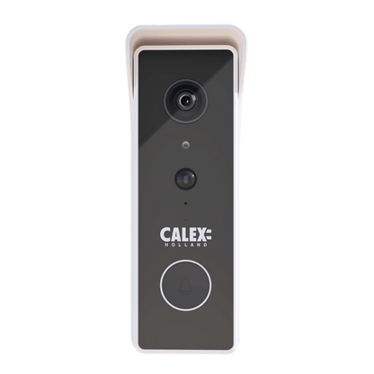 Calex Smart Video Doorbell - 2K - Wireless - Black