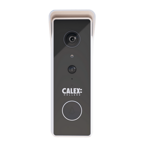 Calex Smart Video Doorbell - 2K - Wireless - Black