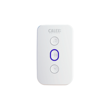 Calex Smart Video Doorbell - 2K - Wireless - Black