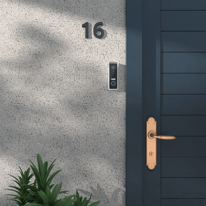 Calex Smart Video Doorbell - 2K - Wireless - Black