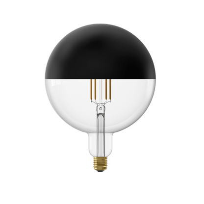 Calex Top mirror Bulb - E27 - Filament - Kalmar - Black