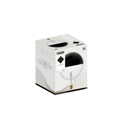 Calex Top mirror Bulb - E27 - Filament - Kalmar - Black