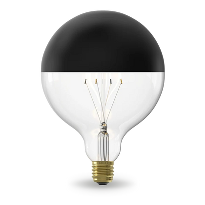Calex Top Mirror LED Bulb - E27 - G125 - Black
