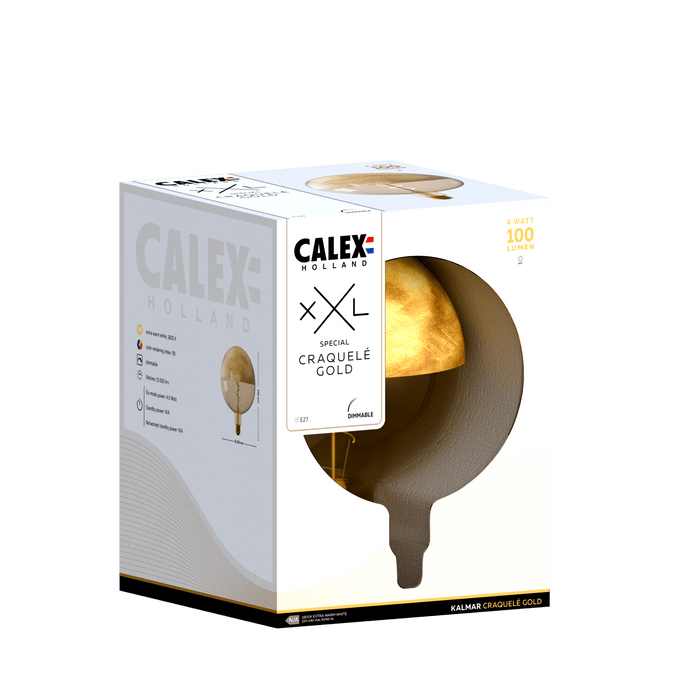 Calex Top mirror LED Bulb - E27 - Kalmar - Gold