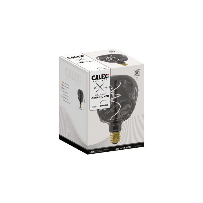 Calex XXL Organic NEO LED Bulb - E27 - Titanium