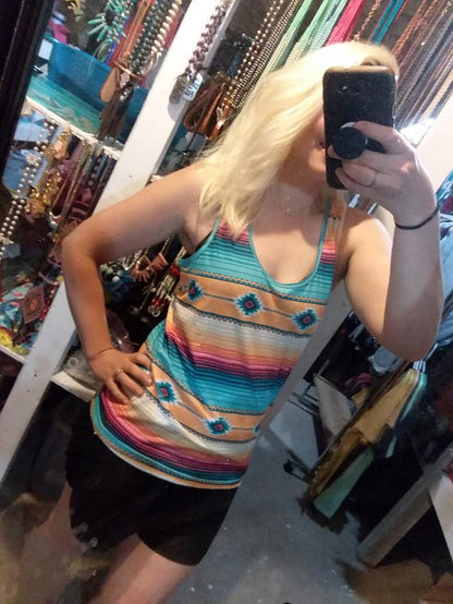 Cancun Serape Tank