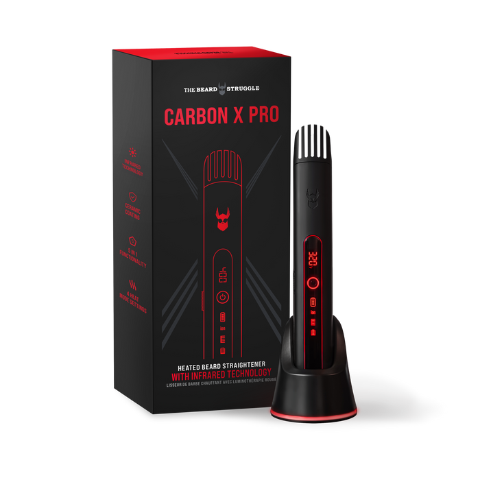 Carbon X Pro | Beard Straightener. The Beard Struggle