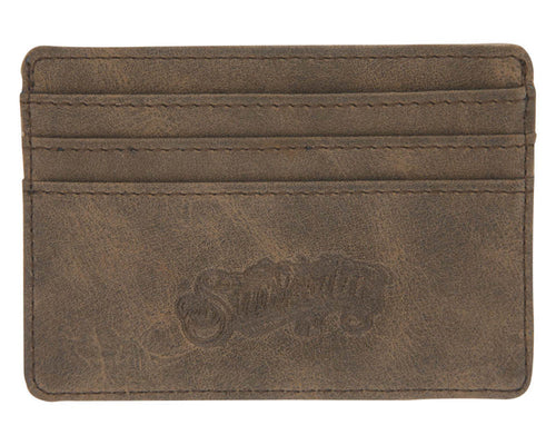 Card Holder Wallet - Dark Brown - Front