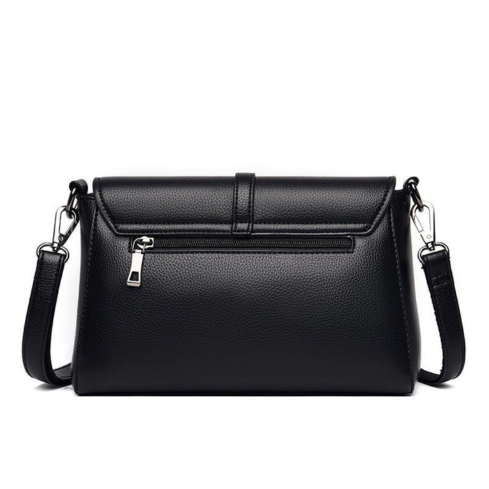 Casual PU Microfiber Leather Single Shoulder Crossbody Bag