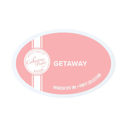 Catherine Pooler - Ink Pad - Getaway. The lightest shade in our Party Red-Oranges family. Available at Embellish Away located in Bowmanville Ontario Canada.