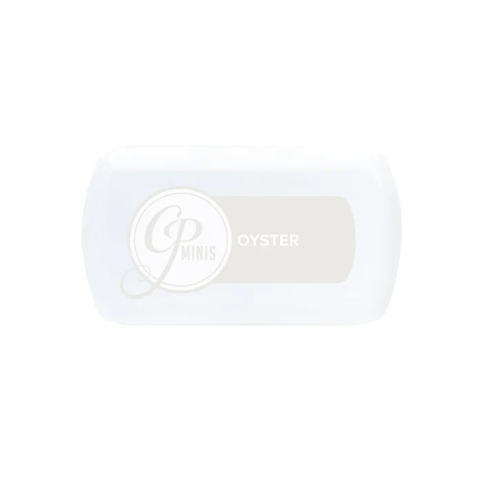 Catherine Pooler - Mini Ink Pad - Oyster. Warm pale gray with a soft greige undertone. At Embellish Away located in Bowmanville Ontario Canada.