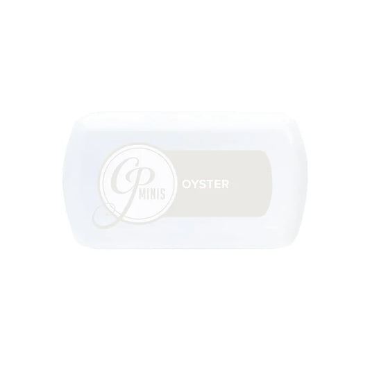 Catherine Pooler - Mini Ink Pad - Oyster. Warm pale gray with a soft greige undertone. At Embellish Away located in Bowmanville Ontario Canada.
