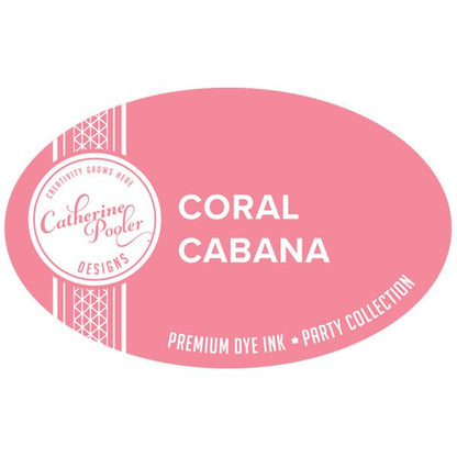 Catherine Pooler - Party Collection - Carnivale Ink Pads. The Carnivale Collection has 8 gorgeous vibrant ink refill colors. Select All That Jazz, Be Mine, Coral Cabana, Grape Crush, Limoncello, Mardi Gras, Samba, Suede Shoes. Available at Embellish Away located in Bowmanville Ontario Canada. Coral Cabana
