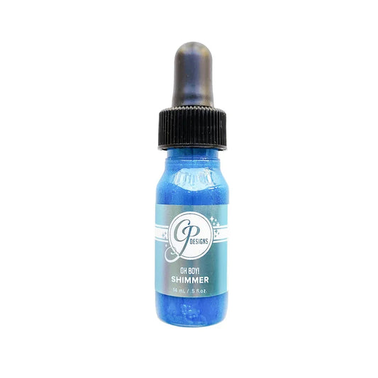 Catherine Pooler - Shimmer - Oh Boy. Paint it over a background or splatter it across your projects. Available at Embellish Away in Bowmanville Ontario Canada.
