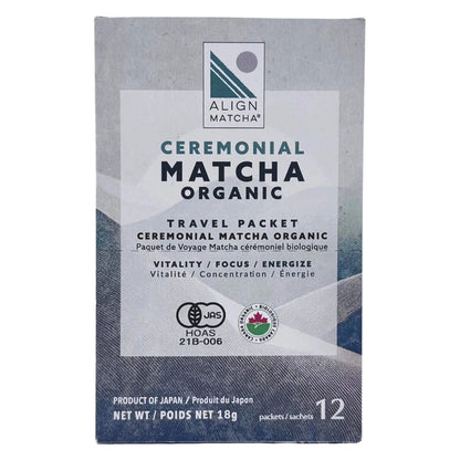 Package of Align Matcha Ceremonial Matcha 12 Packets