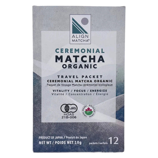 Package of Align Matcha Ceremonial Matcha 12 Packets