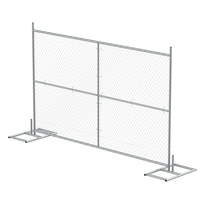 Chain Link Fence Kit - 6 Ft. tall x 10 Ft. Wide - Trafford Industrial - Crowd Control Warehouse