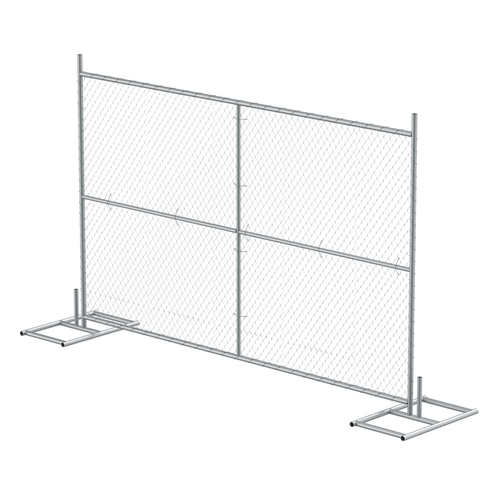 Chain Link Fence Kit - 6 Ft. tall x 10 Ft. Wide - Trafford Industrial - Crowd Control Warehouse
