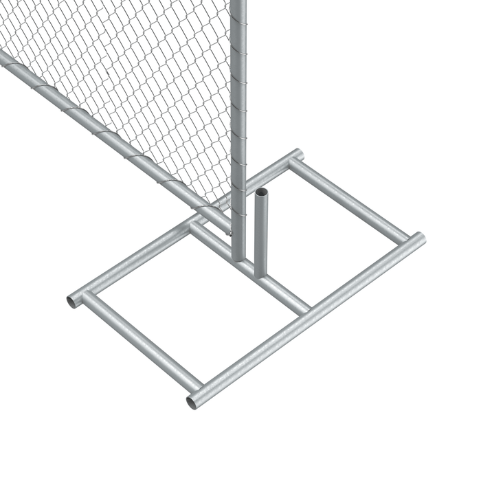 Chain Link Fence Kit - 6 Ft. tall x 10 Ft. Wide - Trafford Industrial - Crowd Control Warehouse