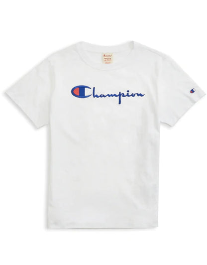 Champion Europe T-shirt Siht Full Chest Logo White