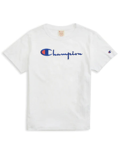 Champion Europe T-shirt Siht Full Chest Logo White