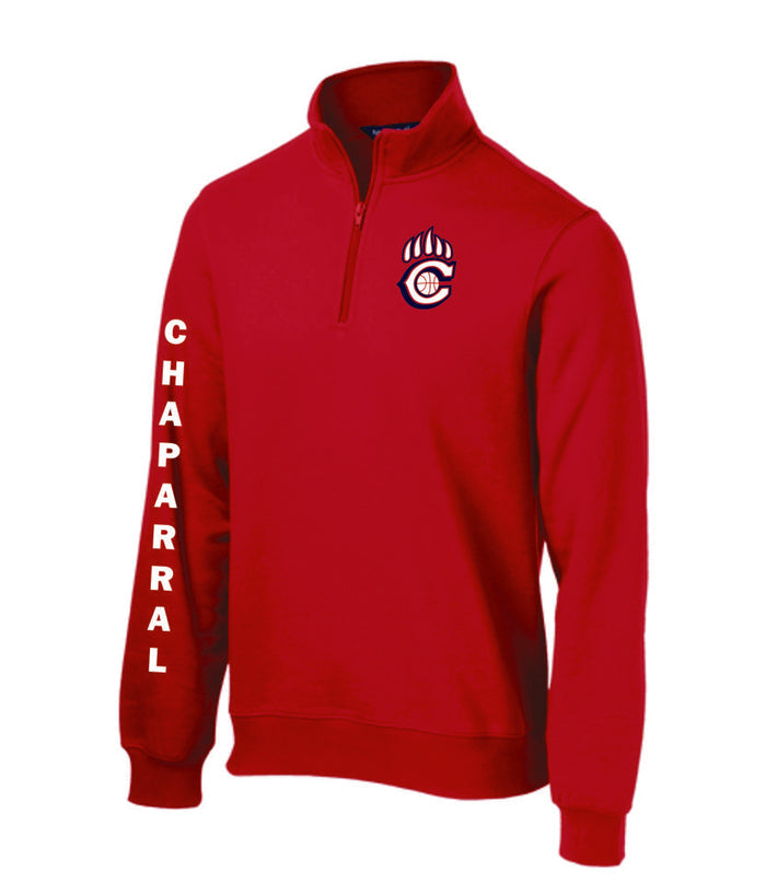 Chap Basketball 1/4 Zip Sweatshirt- 4 Colors