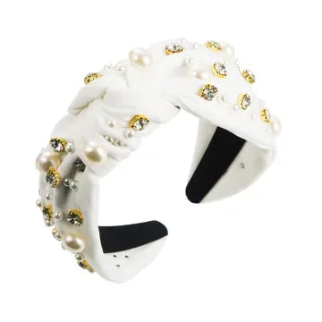 Charm Pearl Jewelry Embellished Headband