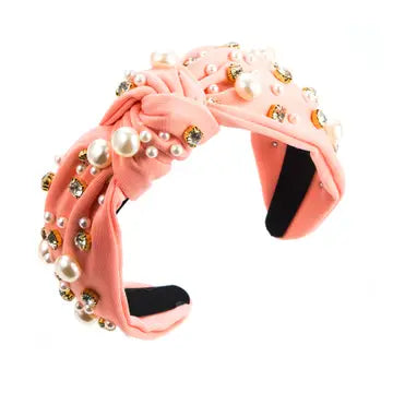 Charm Pearl Jewelry Embellished Headband