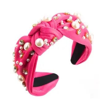 Charm Pearl Jewelry Embellished Headband