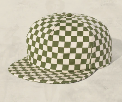 Checkered Twill Caps