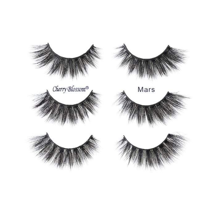 Cherry Blossom Faux Mink 3D Eyelashes 3 Pairs - ikatehouse