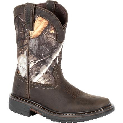 Children's Rocky RKW0258C Ride FLX Waterproof Western Wide Square Toe Boot