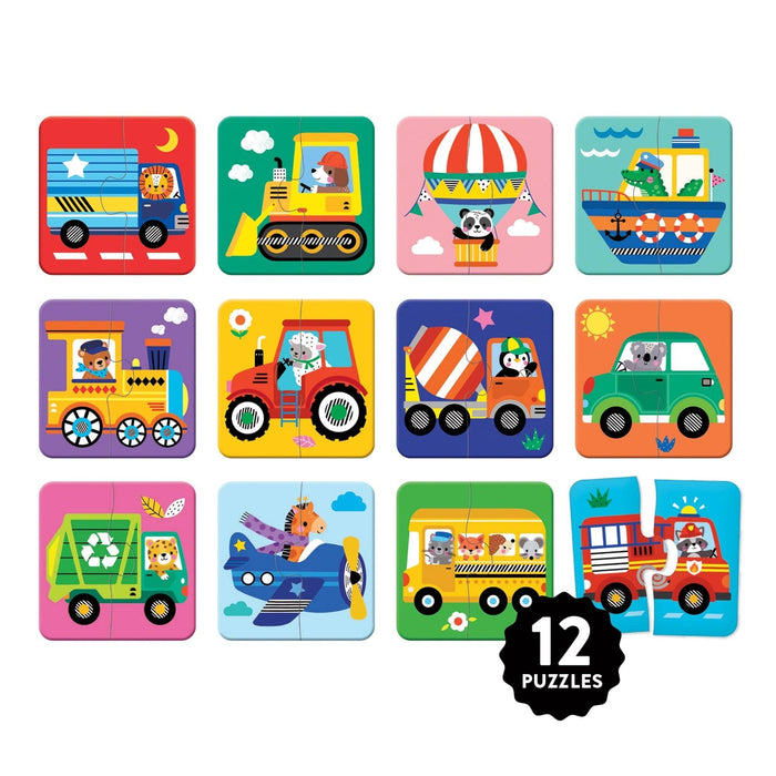 Chronicle Books My First Vehicles 2 Piece Match-up Puzzles