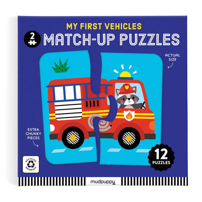 Chronicle Books My First Vehicles 2 Piece Match-up Puzzles
