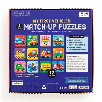 Chronicle Books My First Vehicles 2 Piece Match-up Puzzles