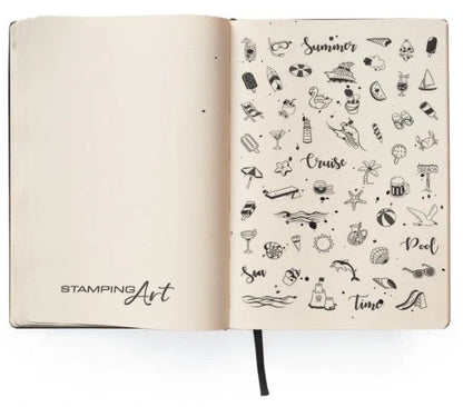 Ciao Bella - Clear Stamp Set 4"x6" - BuJo Summer. These high quality clear photopolymer stamps are manufactured using a patented photopolymer and UV light exposure, this way they are able to achieve a higher level of detail. They are also designed to achieve optimum performance ensuring you get the highest quality possible. Available at Embellish Away located in Bowmanville Ontario Canada.