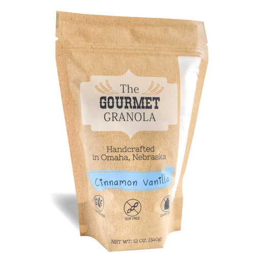 Cinnamon Vanilla Granola | 12 oz | Gluten, Dairy, & Soy Free | The Gourmet Granola