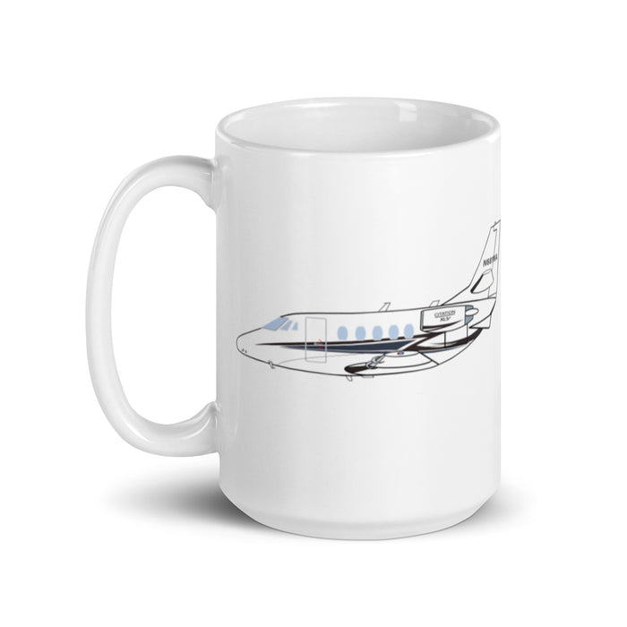 Citation N681WA 3 White glossy mug