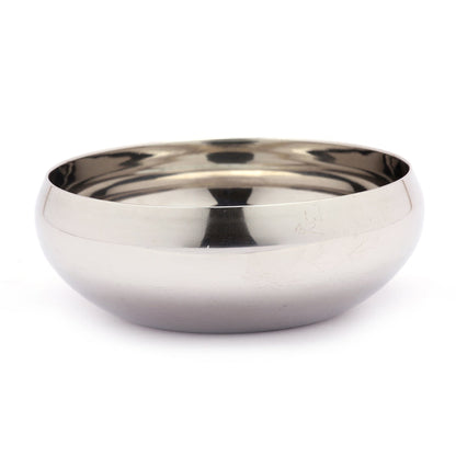 Coconut C17 Rasberry Bowl Set of 6 Stainless Steel Bowls | Available in 100ml, 150ml, 200ml & 300ml Sizes | Mirror Finish Serving Bowls for Snacks, Desserts, Curry, Curd & Daily Use | Rust Proof.