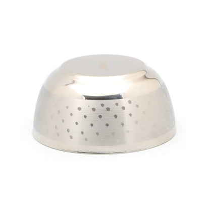 Coconut C24 Shower Deluxe Apple Vati Set of 6 Stainless Steel Bowls | Available in 100ml, 140ml, 175ml & 200ml Sizes | Mirror Finish Serving Katori for Snacks, Sweets, Desserts & Daily Use | Rust Proof.