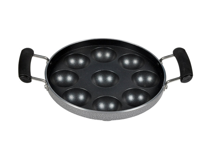 Coconut Non-Stick Elite Kuzipaniyaram without Lid -Food Grade, Strong, Paddu, Paniyaram, Mini Idly, Guntapangalalu, Gunpanal, Model - Kuzipaniyaram With Lid