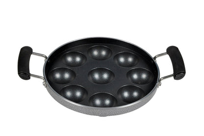 Coconut Non-Stick Elite Kuzipaniyaram without Lid -Food Grade, Strong, Paddu, Paniyaram, Mini Idly, Guntapangalalu, Gunpanal, Model - Kuzipaniyaram With Lid