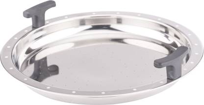 Coconut Stainless Steel Multipurpose Steamer -Idli Steamer with dhokla Plate, Heavy Gauge, Thick bottom, Mirror finish, Induction and Gas Stove Based, Sandwich Bottom / Triply Bottom, Model - Multipurpose (8 idli) Steamer with Plate and SS Lid
