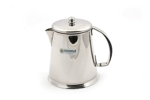 Coconut Stainless Steel Tea or Coffee Pot/Kettle - 1 Unit, Model-T1 Tea Pot