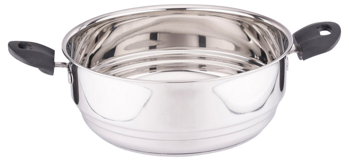 Coconut Stainless Steel Triply Idli Cooker - SS Lid, Steamer Plate, Heavy Gauge, Thick bottom,Induction and Gas Stove Based, Sandwich triply bottom. Model - Multipurpose steamer (20 Idlies) with Combo