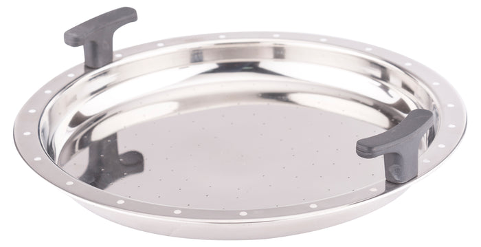 Coconut Stainless Steel Triply Idli Cooker - SS Lid, Steamer Plate, Heavy Gauge, Thick bottom,Induction and Gas Stove Based, Sandwich triply bottom. Model - Multipurpose steamer (20 Idlies) with Combo