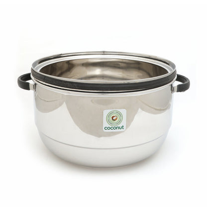Coconut Thermal Rice Cooker Choodarapetty, Stainless Steel Works on Gas and Induction Stove