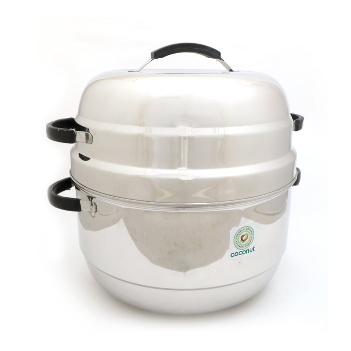 Coconut Thermal Rice Cooker Choodarapetty, Stainless Steel Works on Gas and Induction Stove
