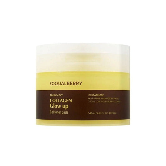 COLLAGEN GLOW UP GEL TONER PAD - Dischete Hidrogel Pentru Luminozitate - skinseen.ro